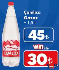 ÇAMLICA GAZOZ 1,5 L fiyat ve kampanya bilgisi